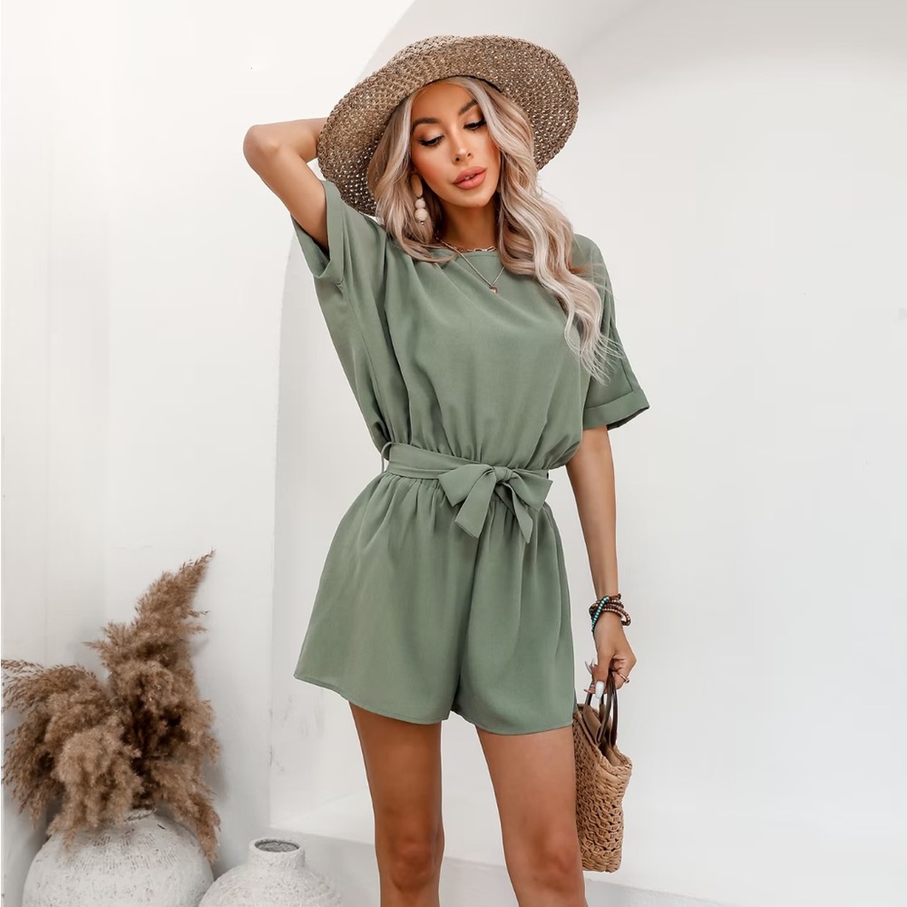 NWT Green romper